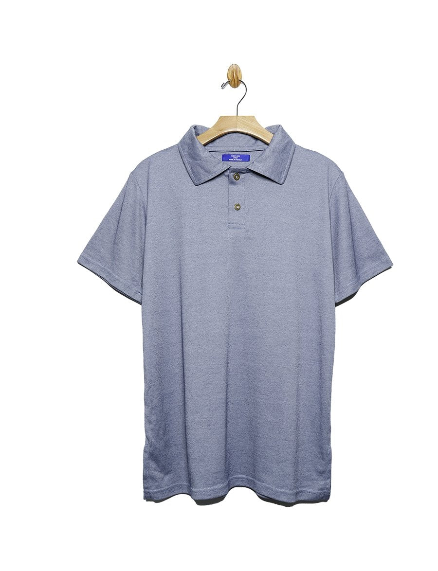 Light blue polo shirt